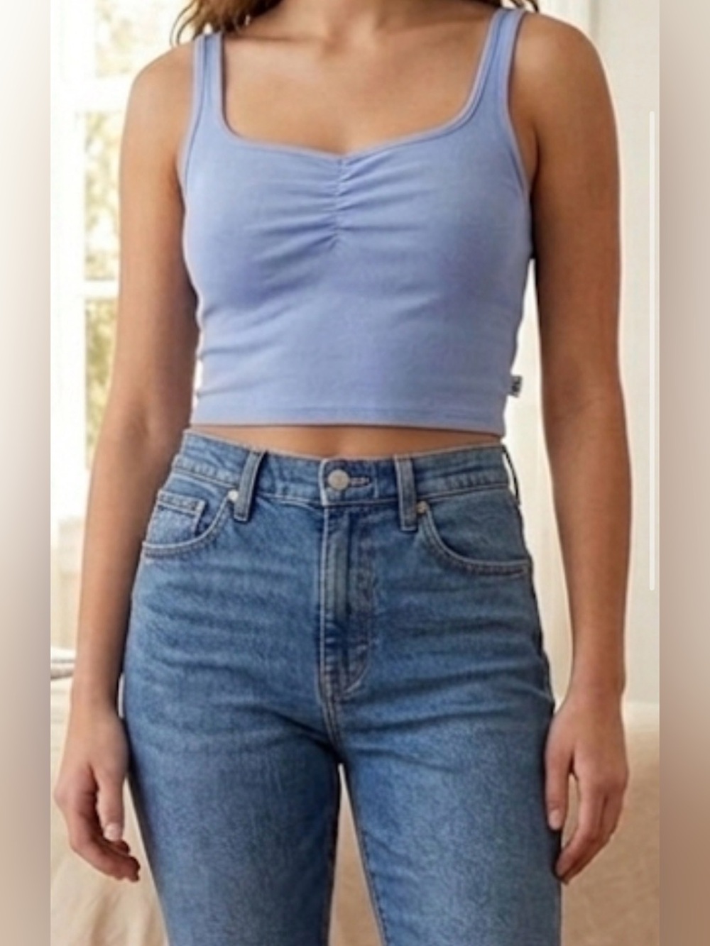 American Eagle grey tank top Size S